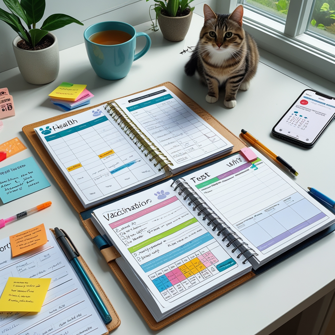 Pet Health History & Vaccination Log